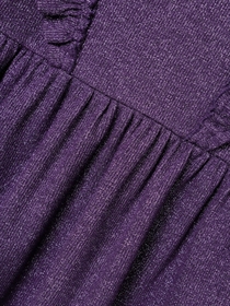 NAME IT Glimmer Rib Strik Kjole Renza Blackberry Cordial